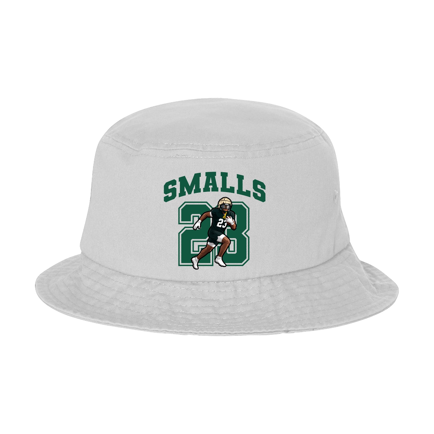 Bucket Cap — Number in White
