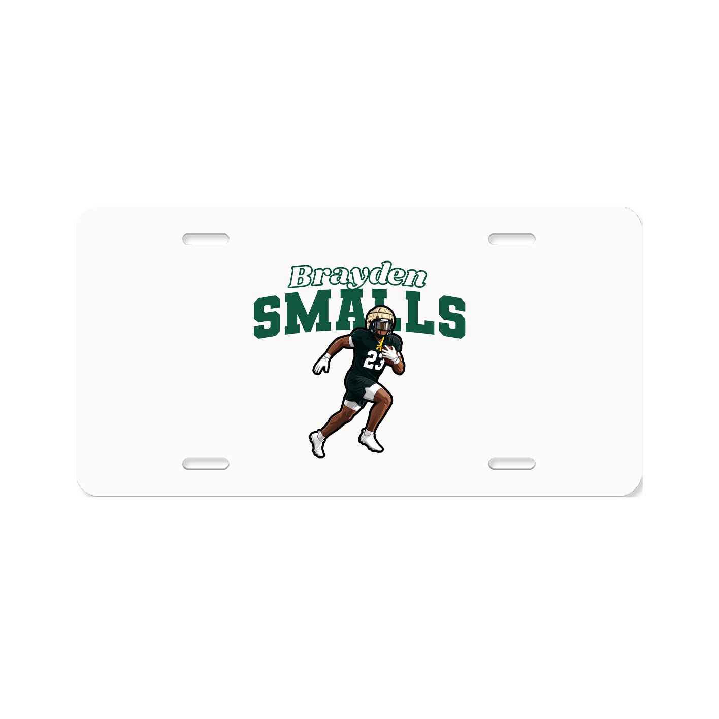 License Plate — Name Arch in Classic