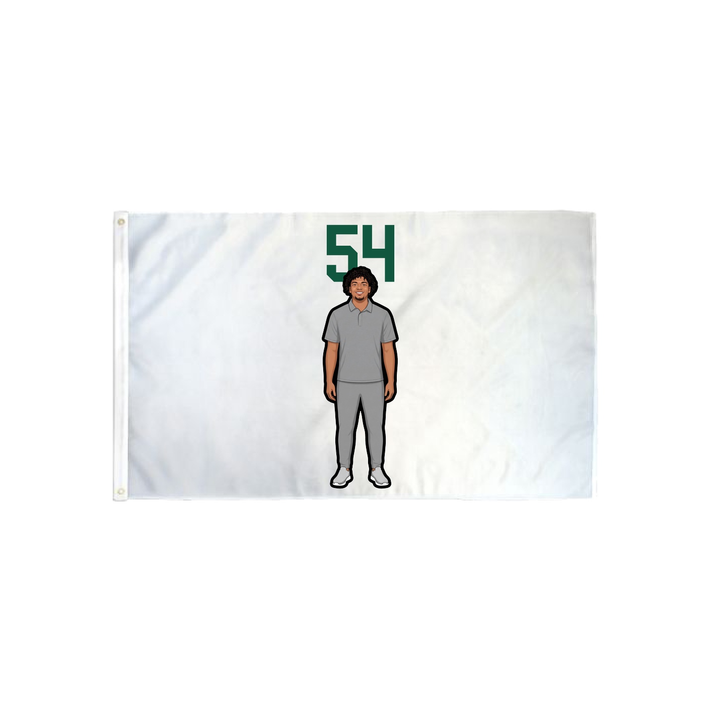 3x5 Flag — Number Top in Classic