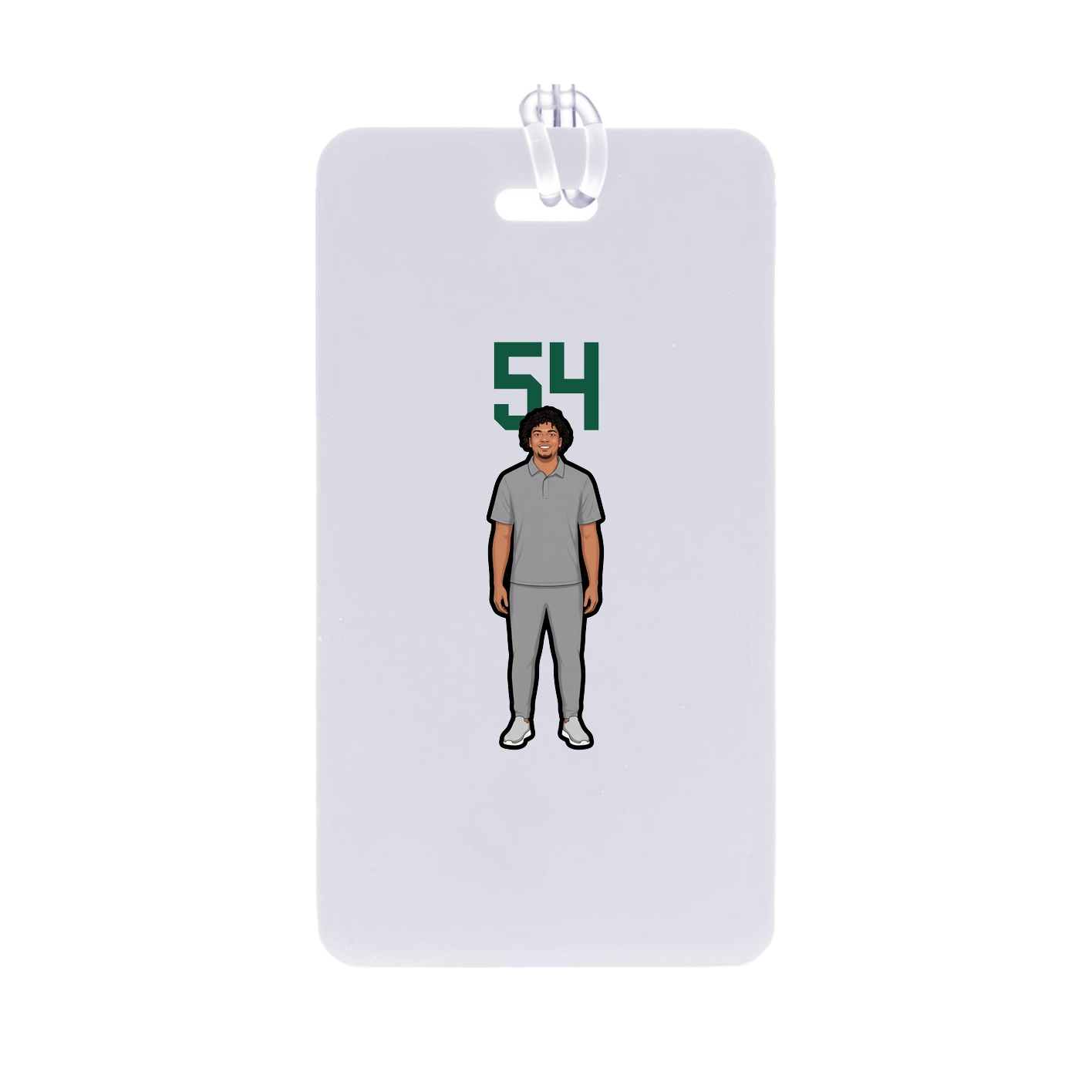 Bag Tag — Number Top in Classic