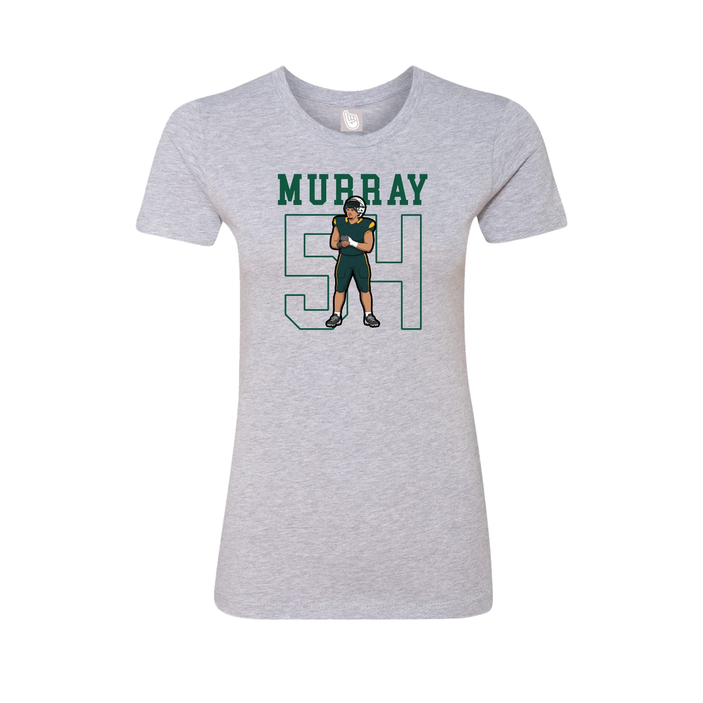 Fitted Women's Tee — Shirsey in Grey