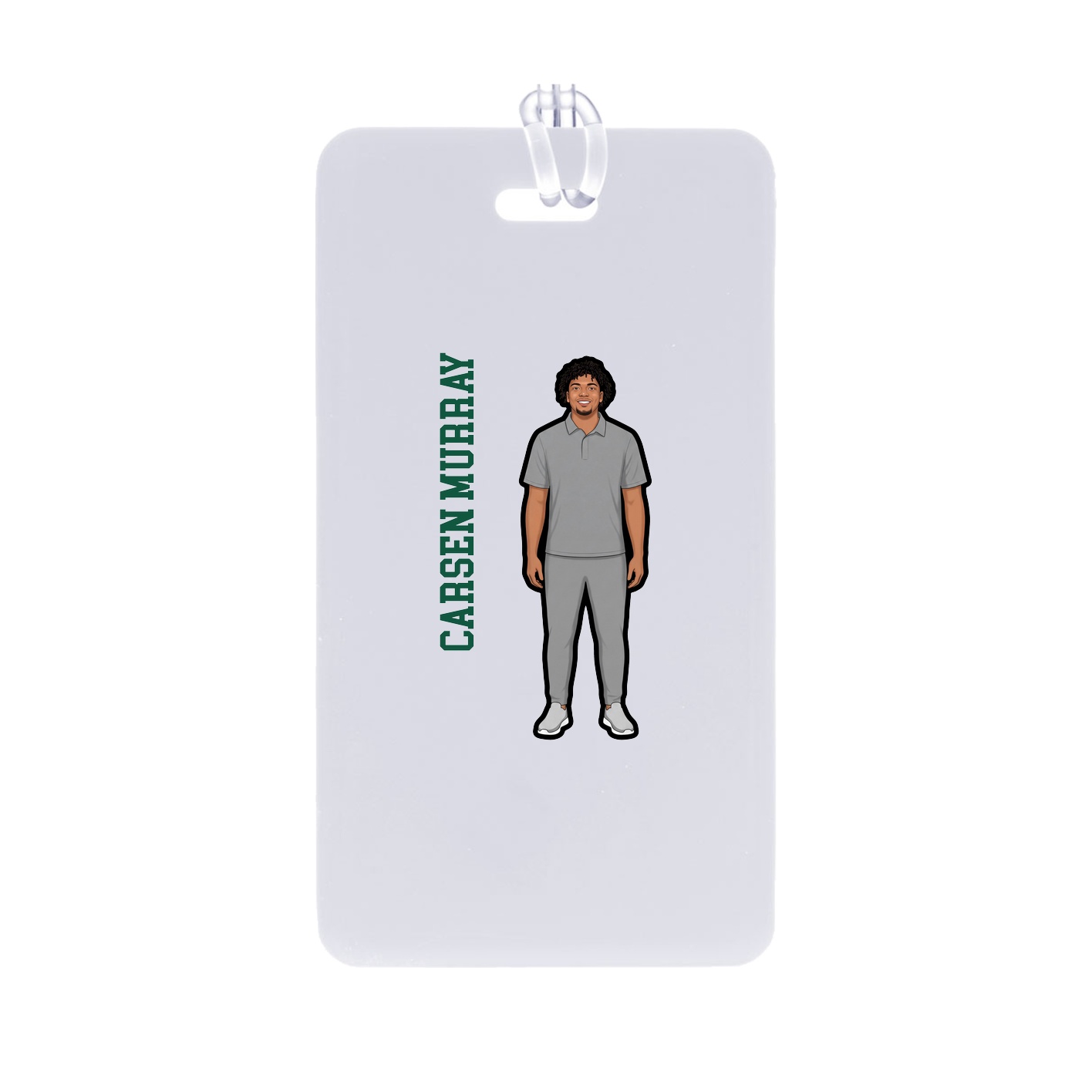 Bag Tag — Name Vertical in Classic