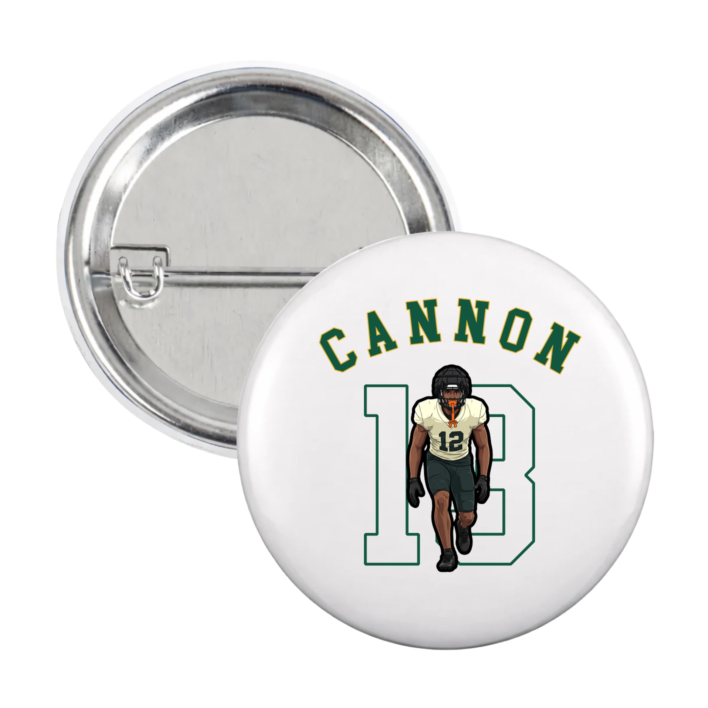 Game Day Button — Shirsey Arch in White