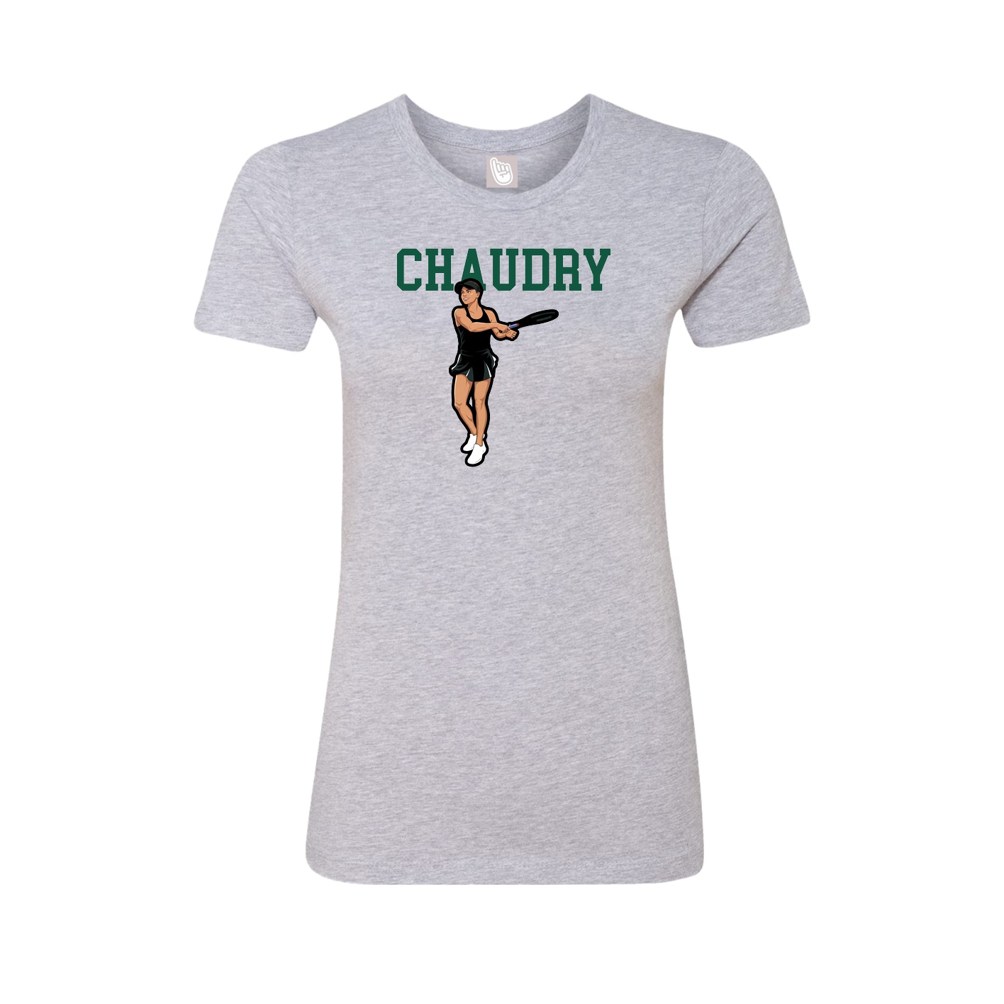 Fitted Women's Tee — Shirsey in Grey