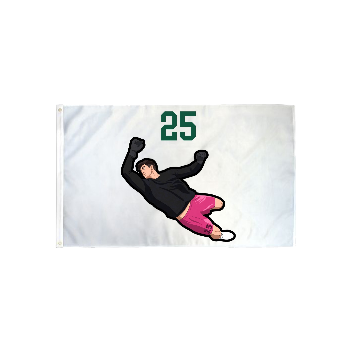 3x5 Flag — Number Top in Classic