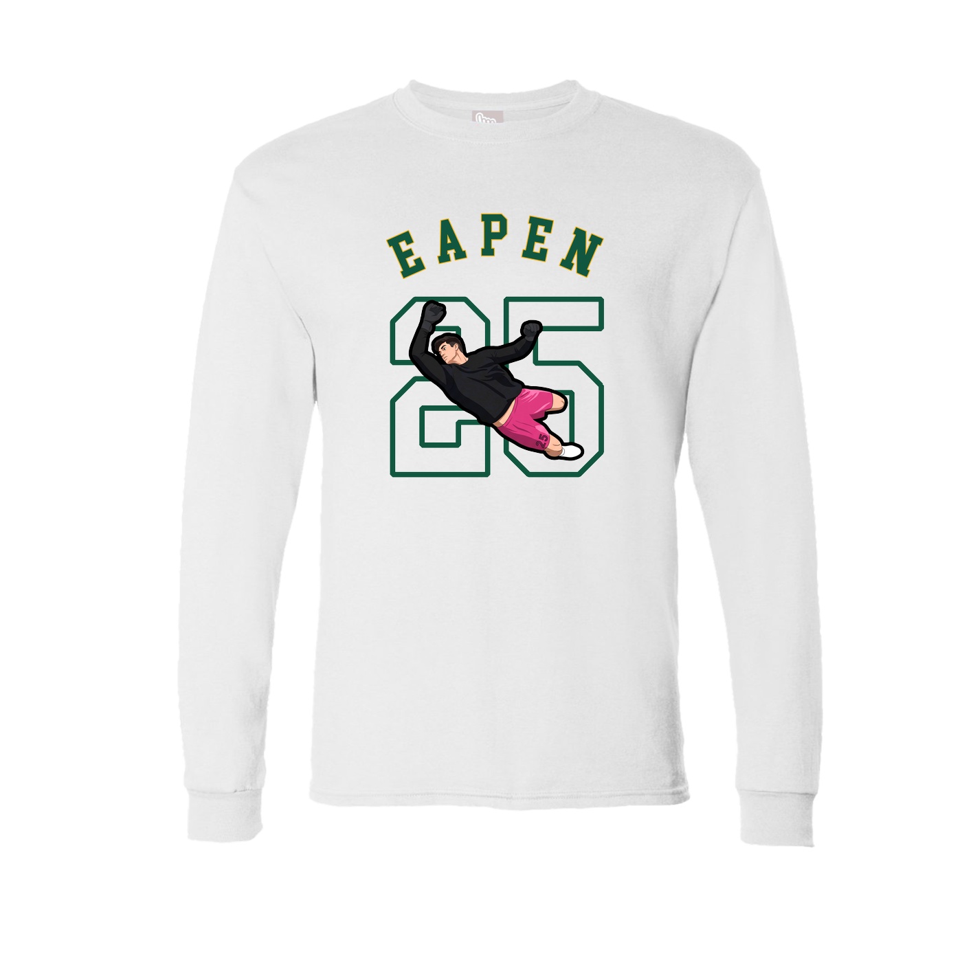 Long Sleeve Tee — Shirsey Arch in White