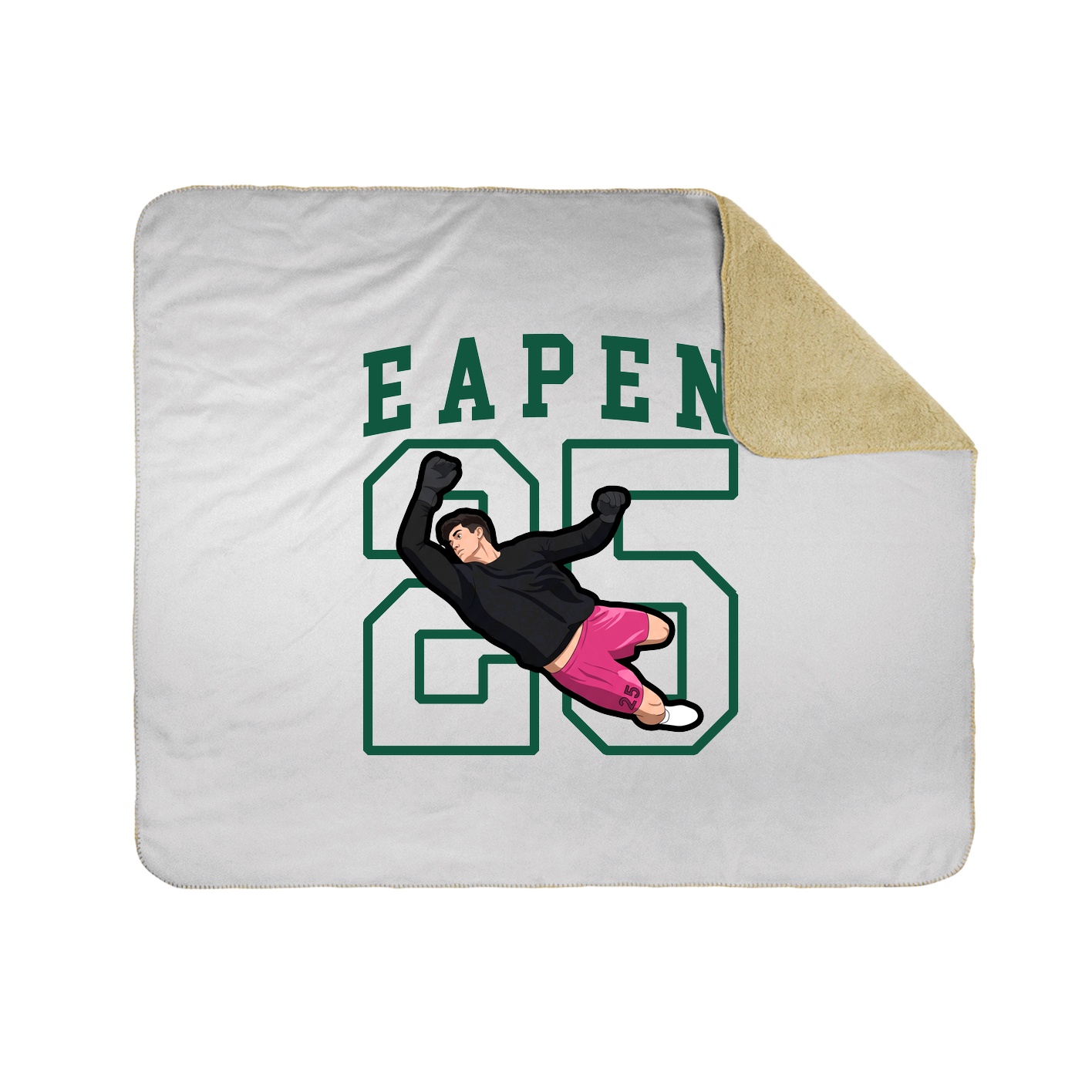 50x60 Sherpa Lined Throw Blanket