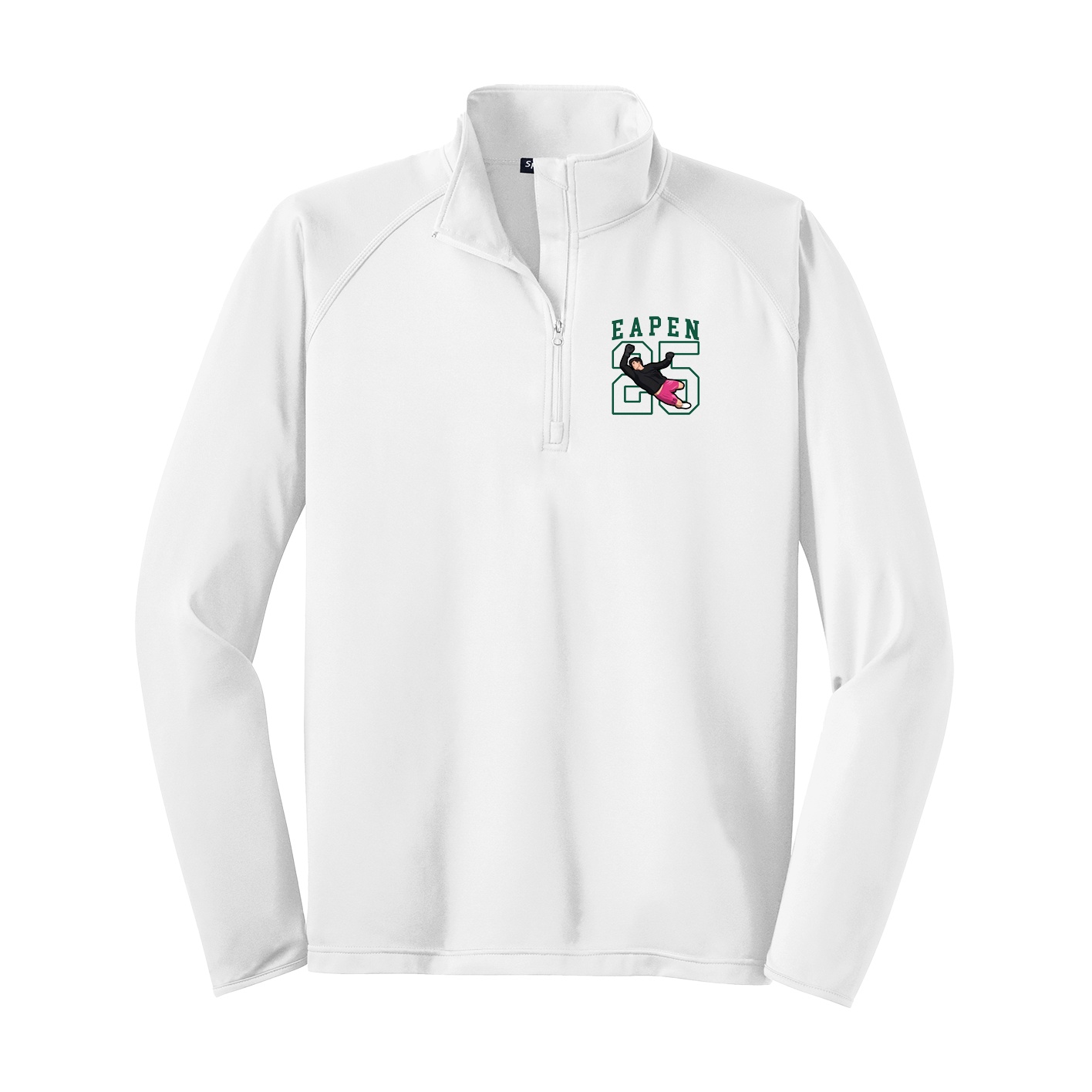 Q-Zip Pullover — Shirsey in White
