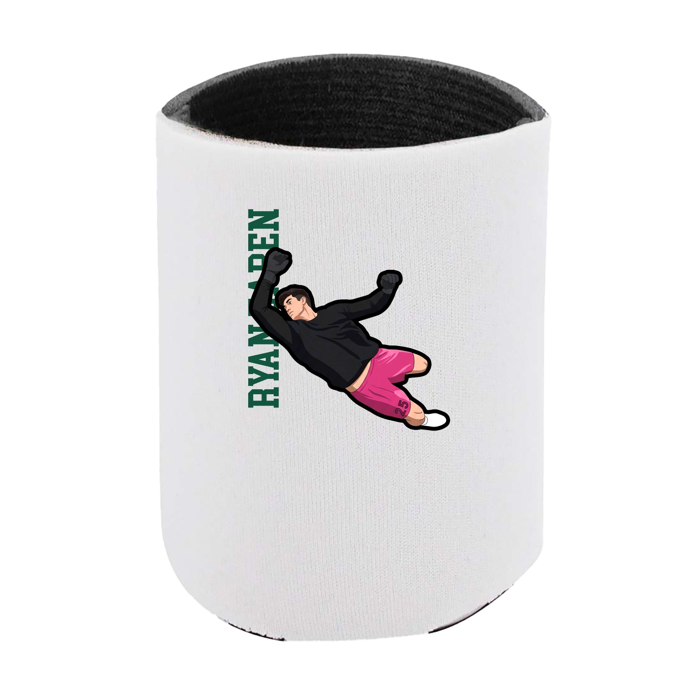 Can Holder — Name Vertical in White