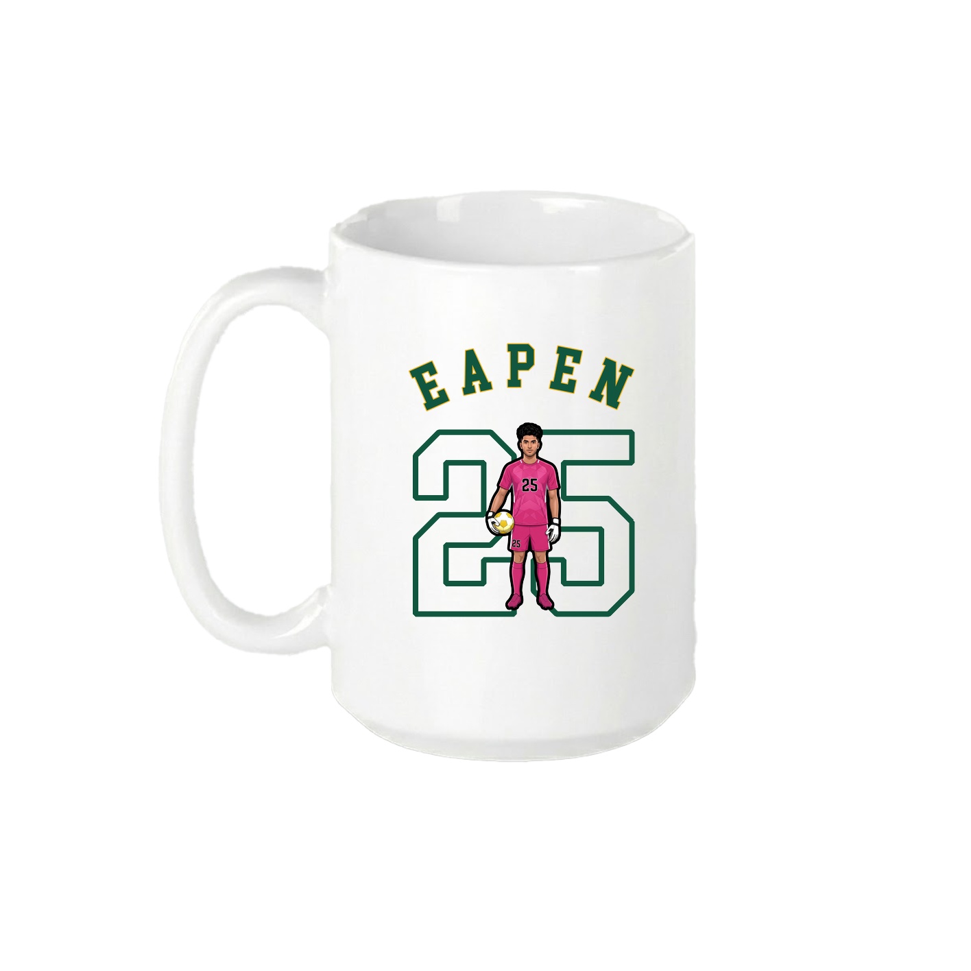 15oz Coffee Mug — Shirsey Arch in White