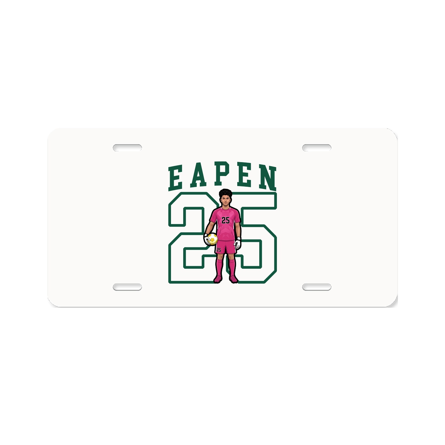 License Plate — Shirsey in Classic