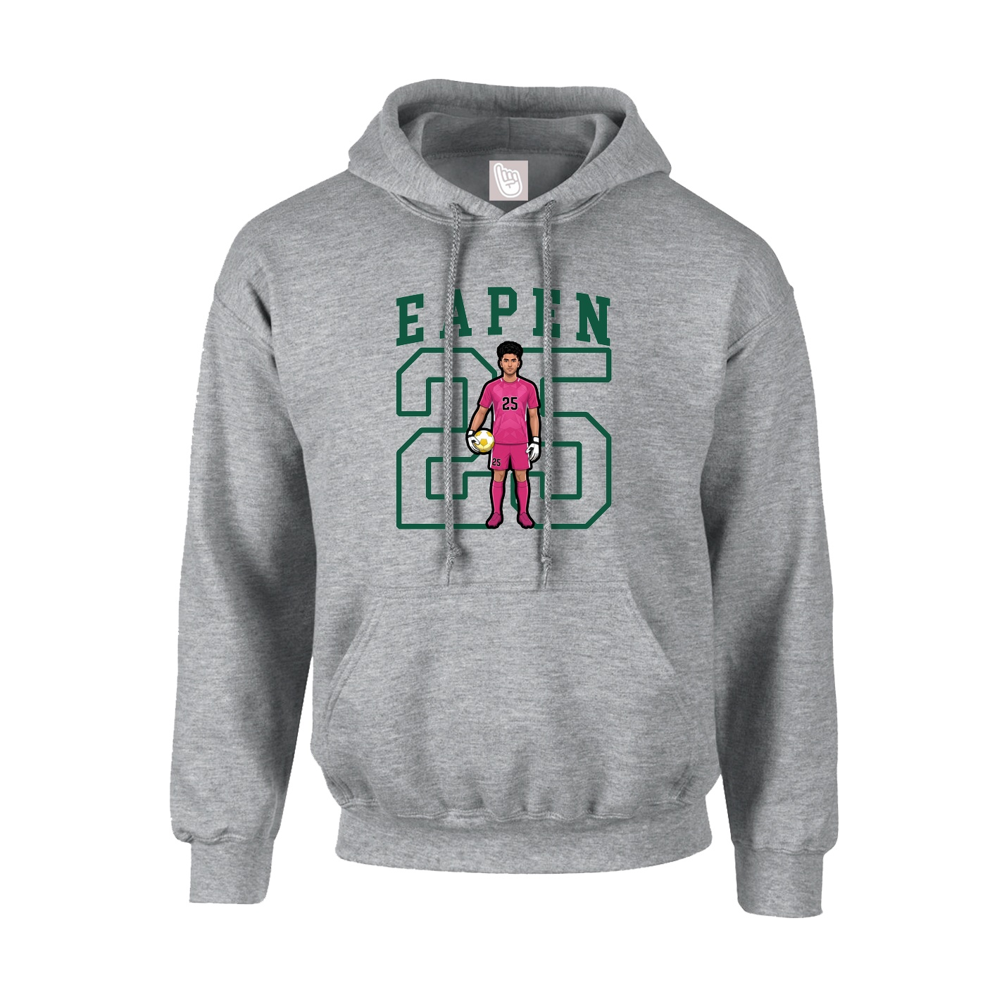 Hoodie — Shirsey in Grey