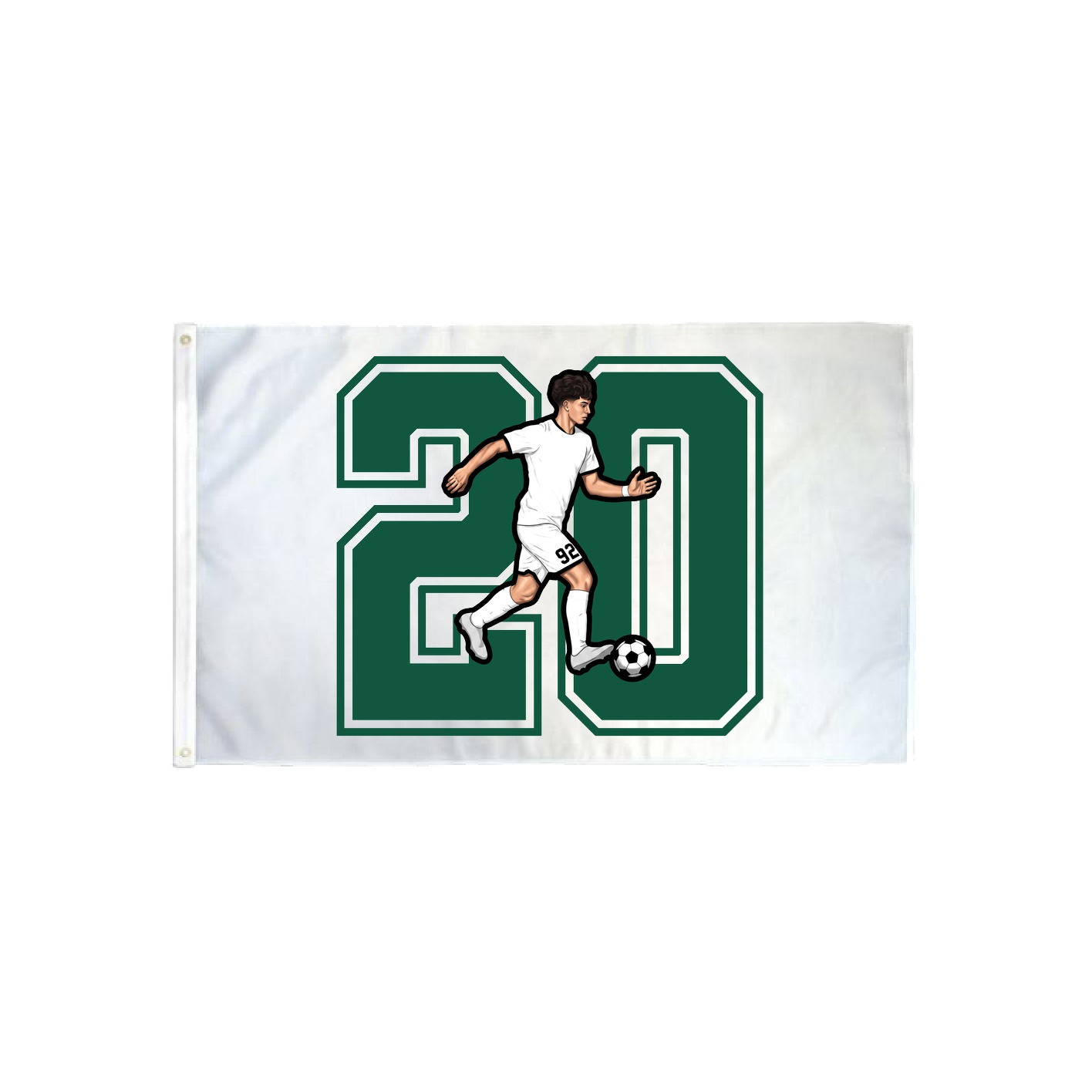 3x5 Flag — Number in Classic