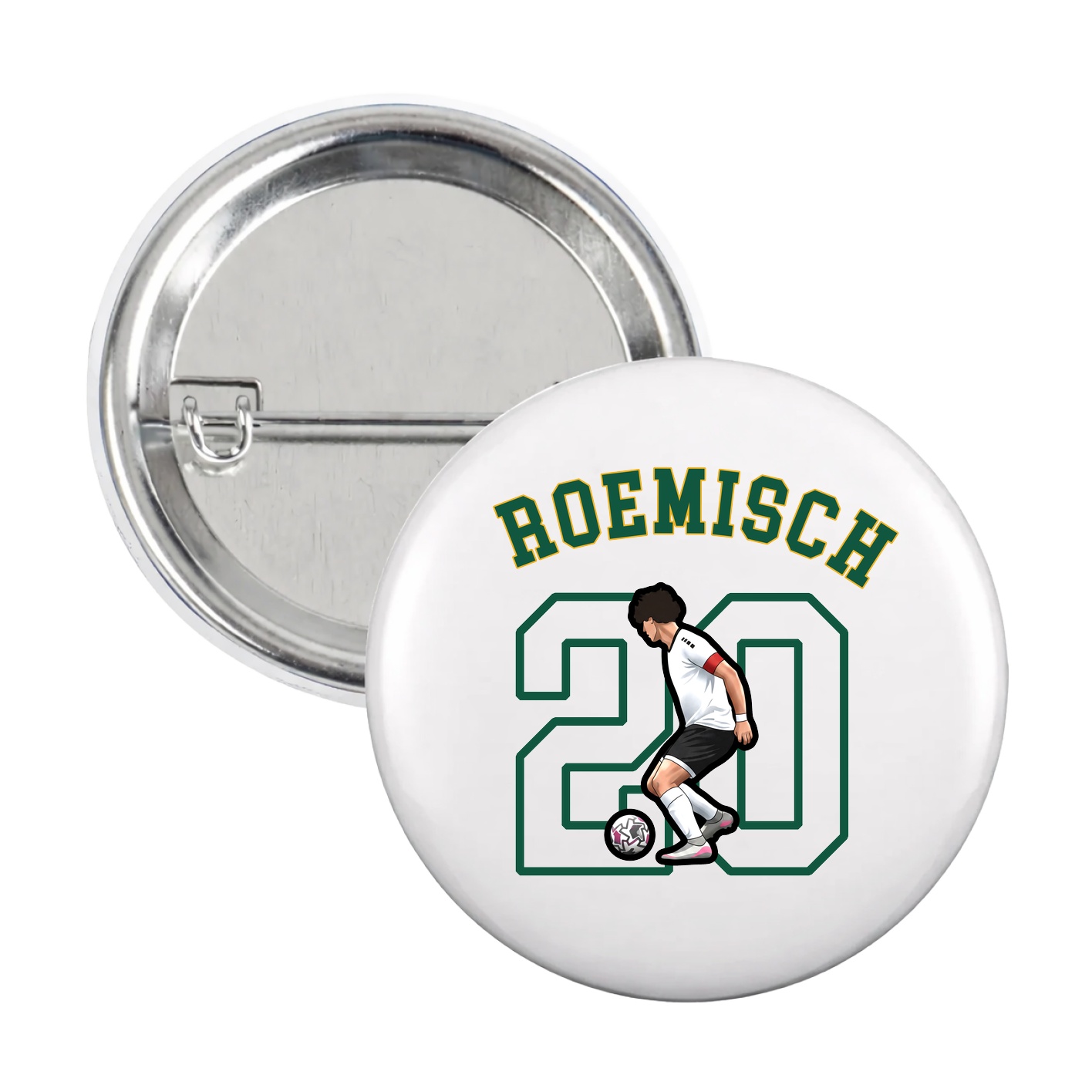 Game Day Button — Shirsey Arch in White