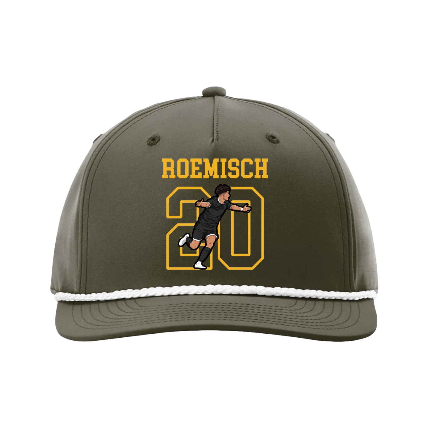 Five-Panel Classic Rope Cap — Shirsey in Green