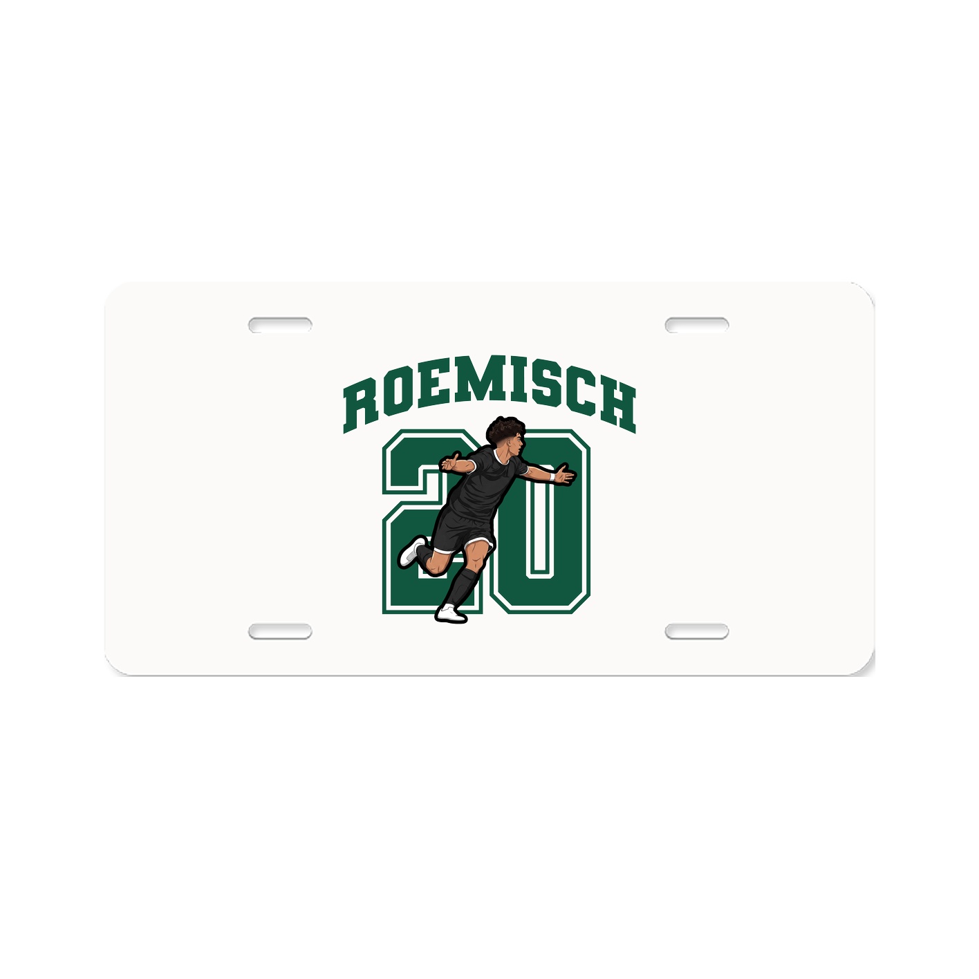 License Plate — Number in Classic