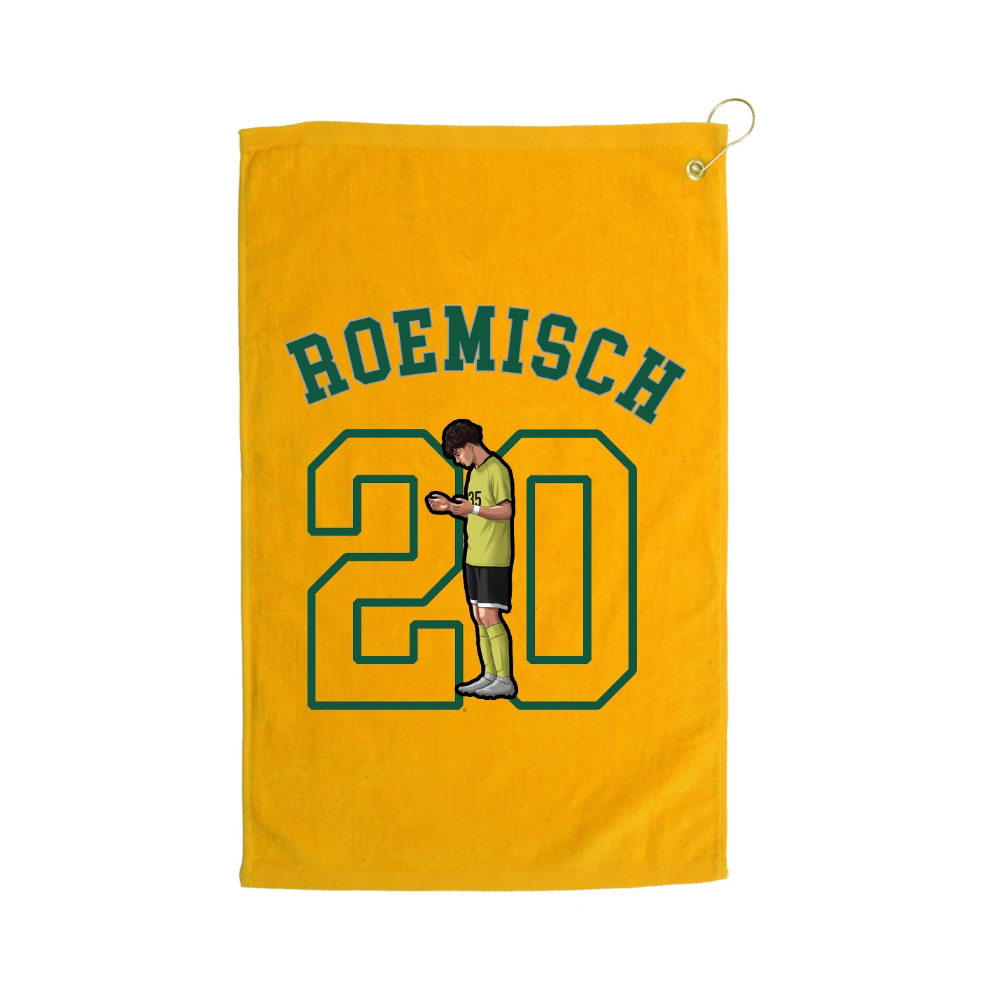 Golf Towel — Shirsey Arch in Gold