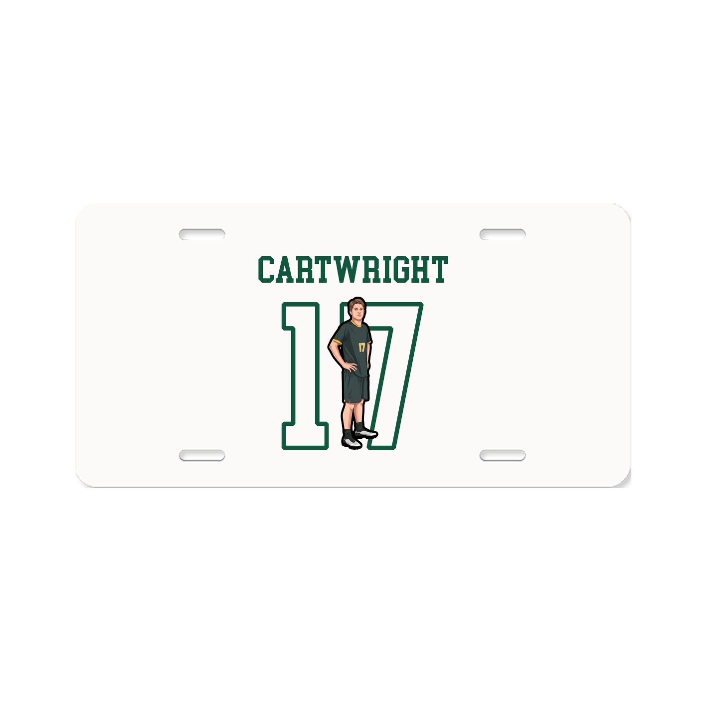 License Plate — Shirsey in Classic