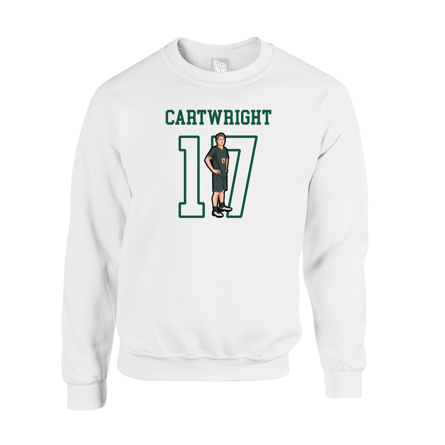 Fleece Crew — Shirsey in White