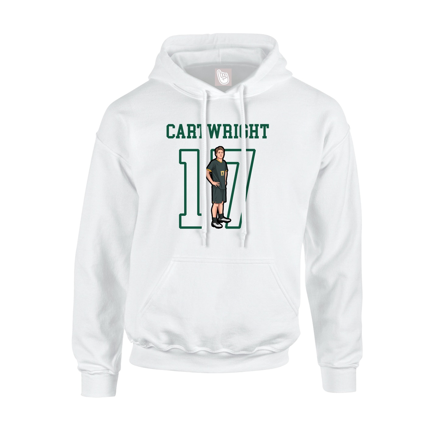 Youth Hoodie — Shirsey in White