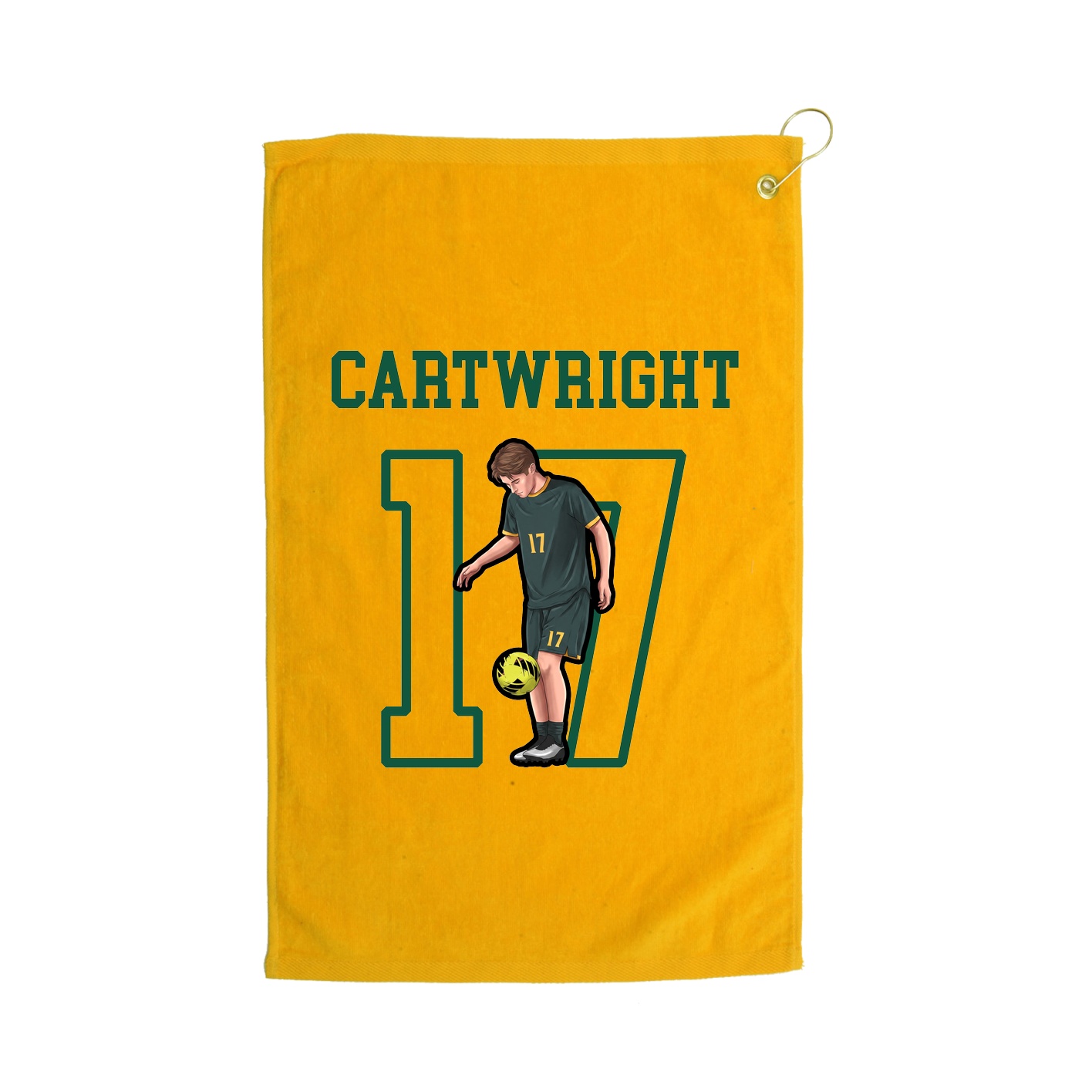 Golf Towel — Shirsey in Gold