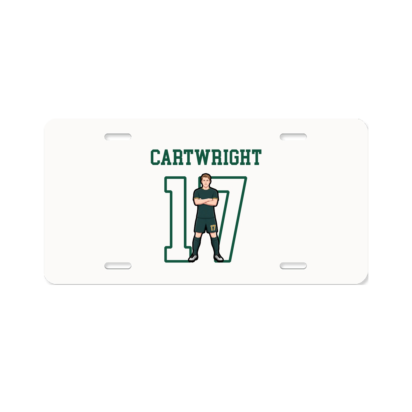 License Plate — Shirsey in Classic