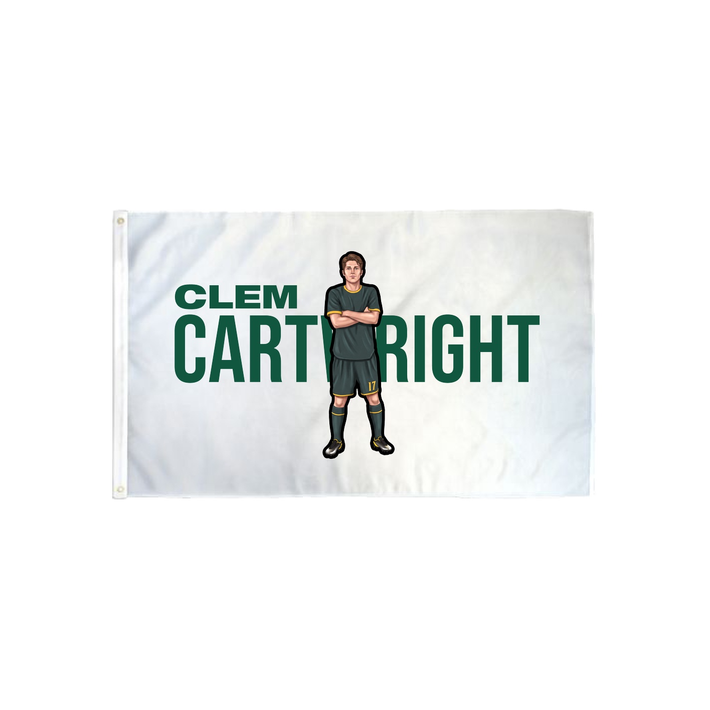 3x5 Flag — Player Name in Classic