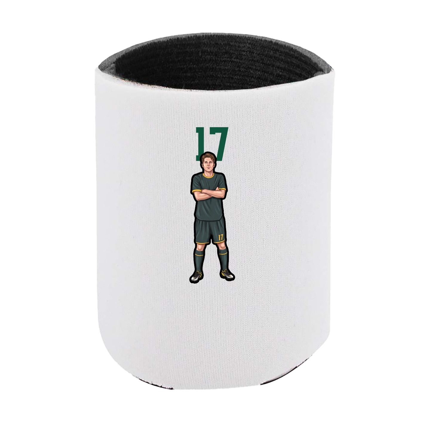 Can Holder — Number Top in White