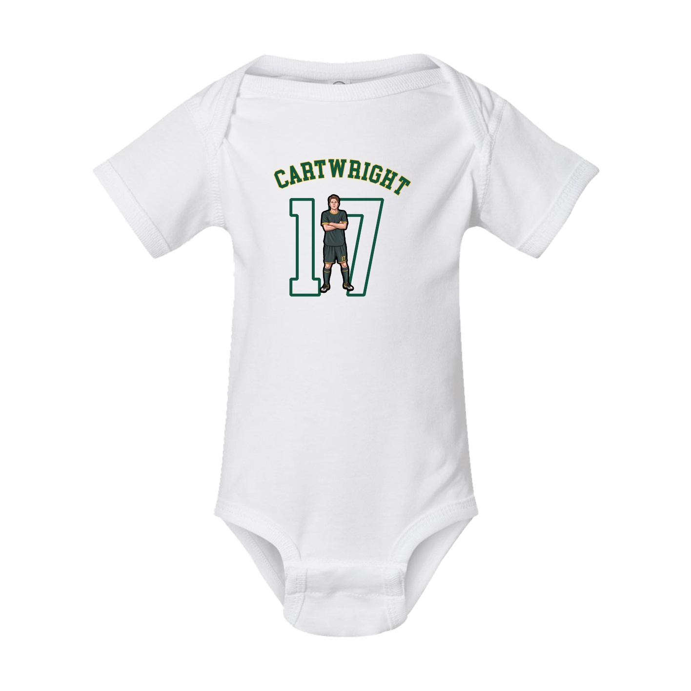 Baby Onesie — Shirsey Arch in White