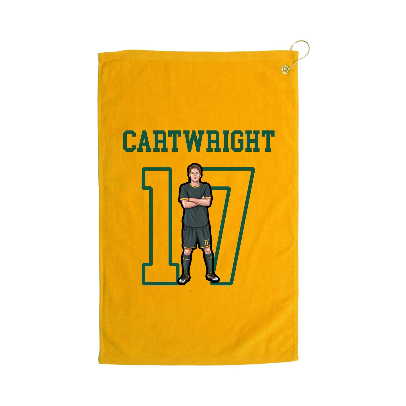Golf Towel — Shirsey in Gold