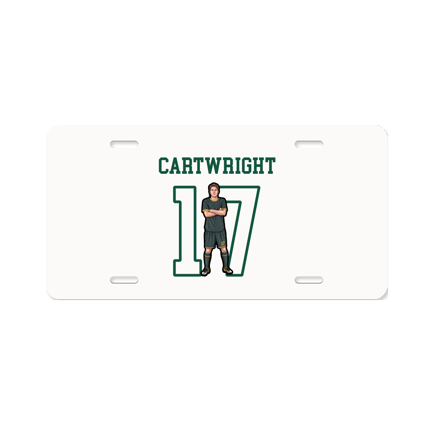 License Plate — Shirsey in Classic