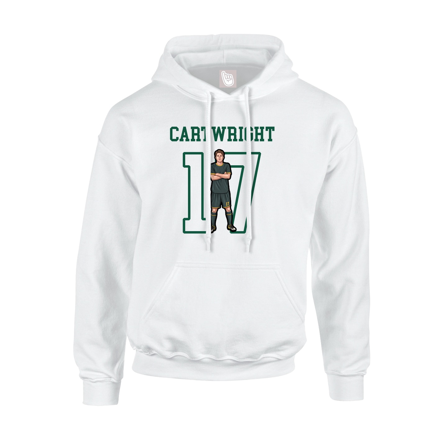 Youth Hoodie — Shirsey in White