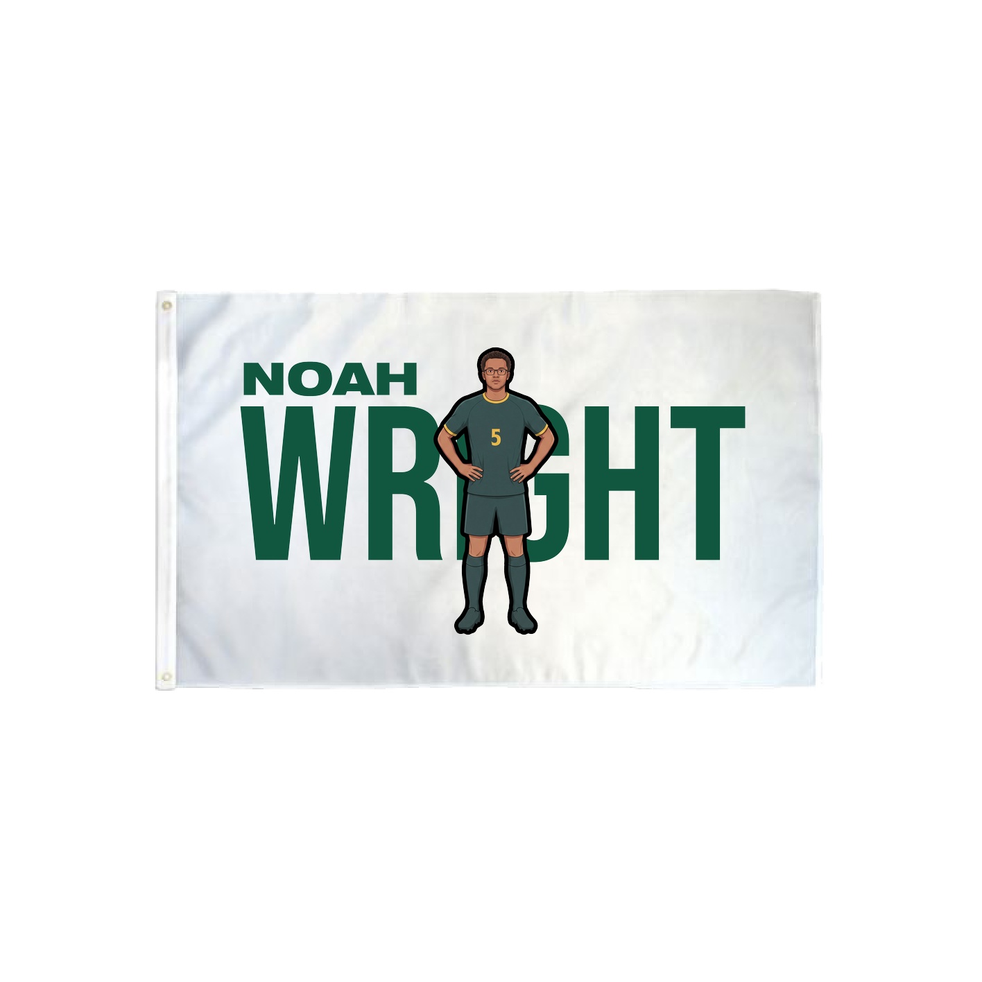 3x5 Flag — Player Name in Classic