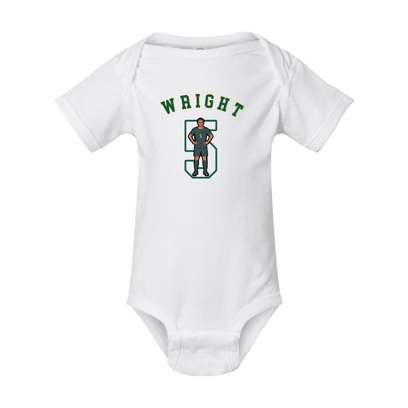 Baby Onesie — Shirsey Arch in White
