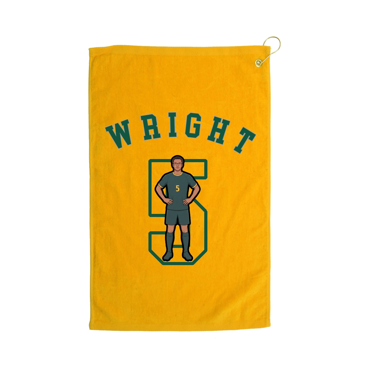 Golf Towel — Shirsey Arch in Gold