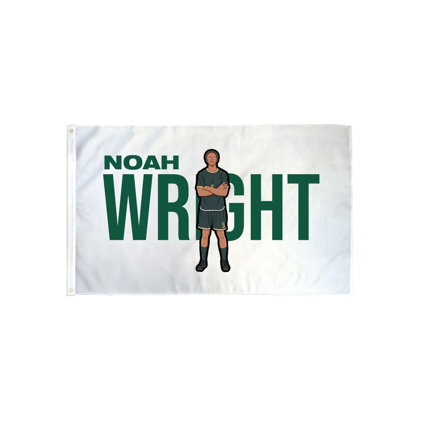 3x5 Flag — Player Name in Classic