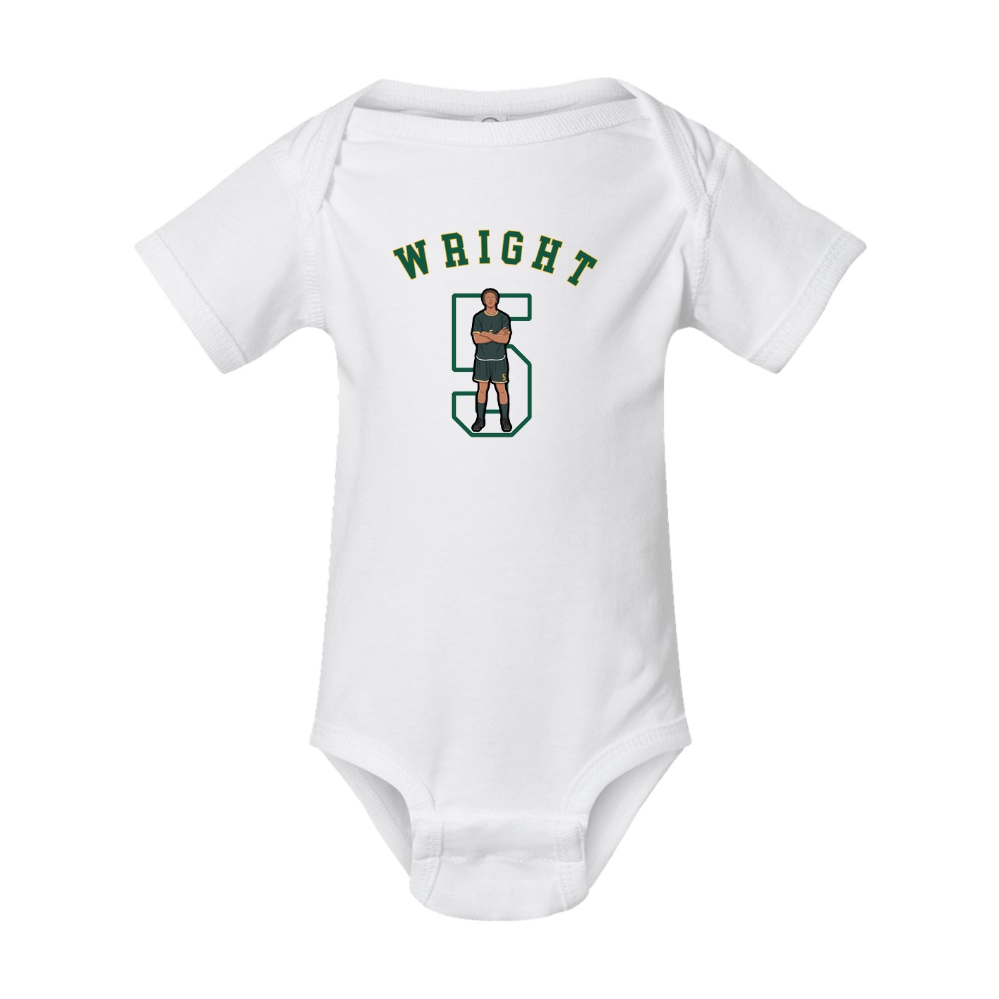 Baby Onesie — Shirsey Arch in White