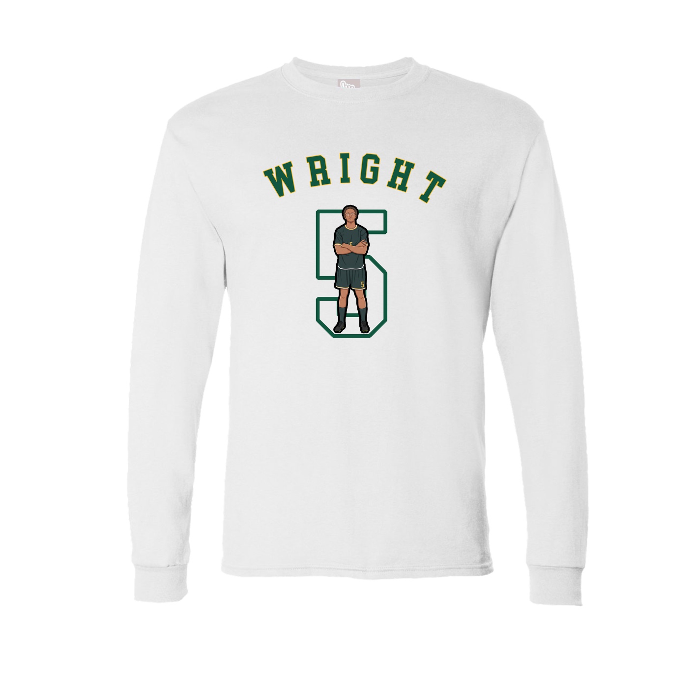 Long Sleeve Tee — Shirsey Arch in White