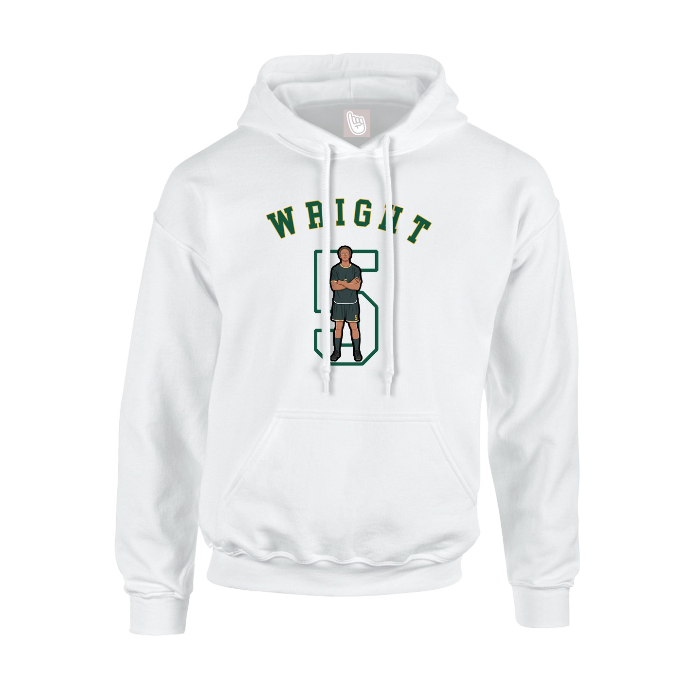 Hoodie — Shirsey Arch in White