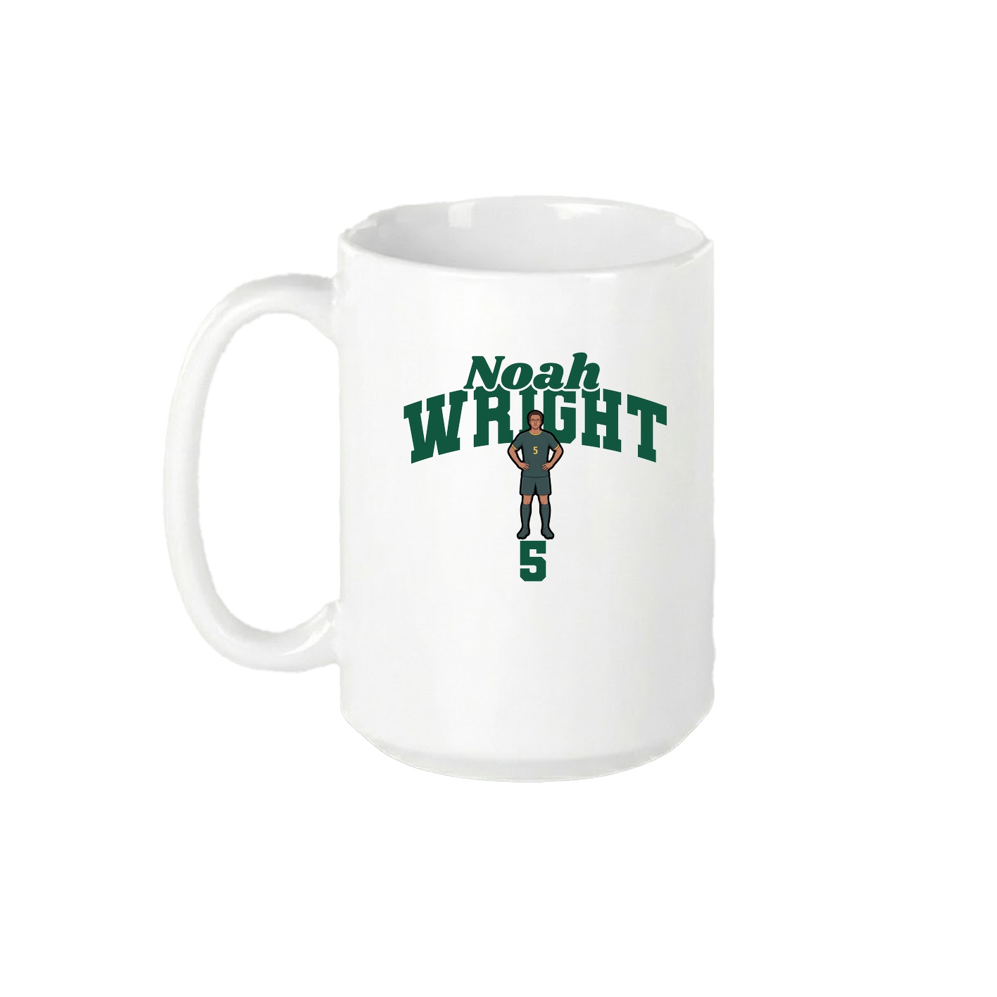 15oz Coffee Mug — Signature Arch in White