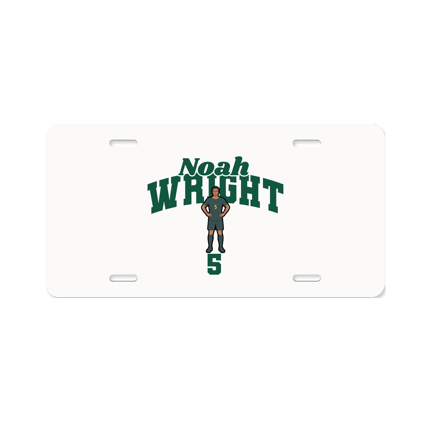 License Plate — Signature Arch in Classic