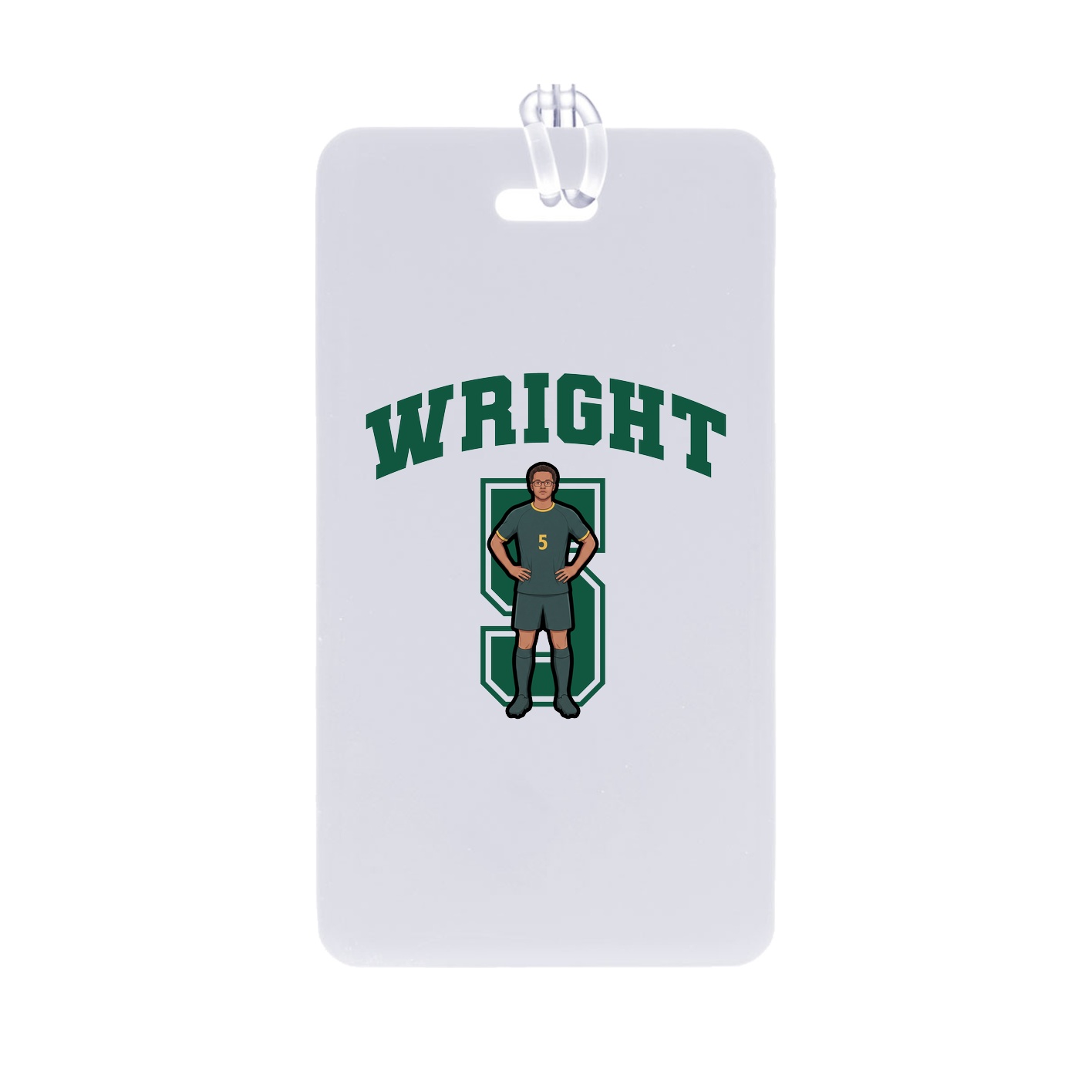Bag Tag — Number in Classic