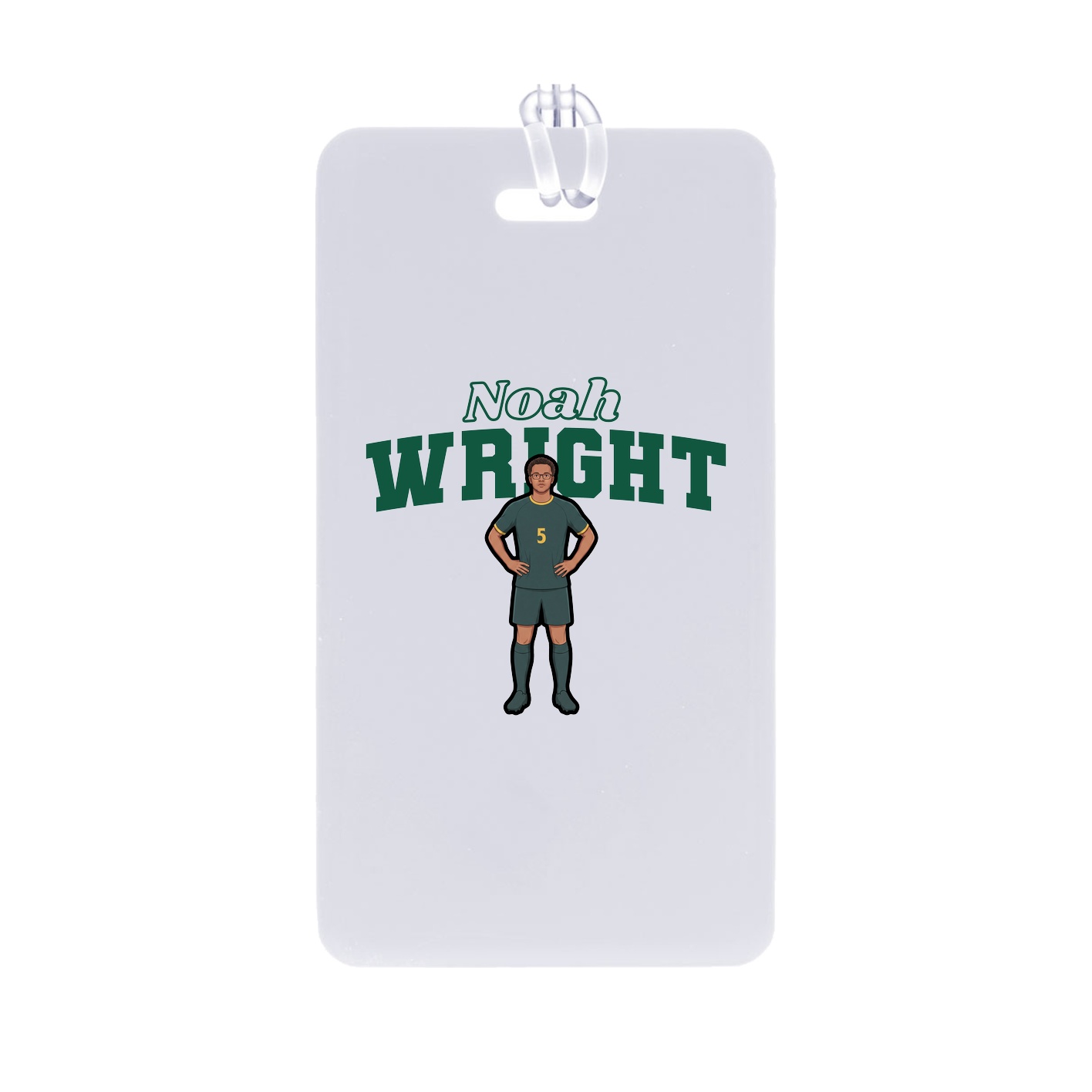 Bag Tag — Name Arch in Classic