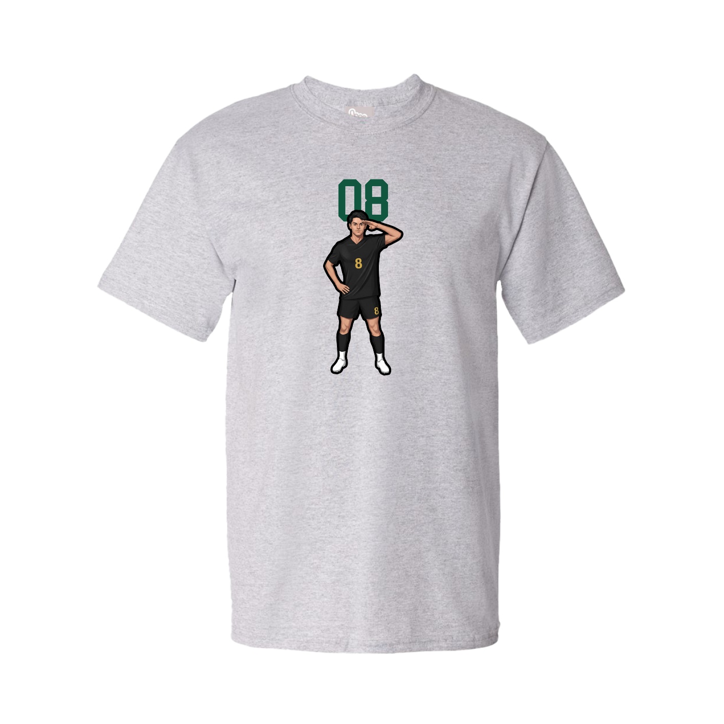 Tee — Number Top in Grey