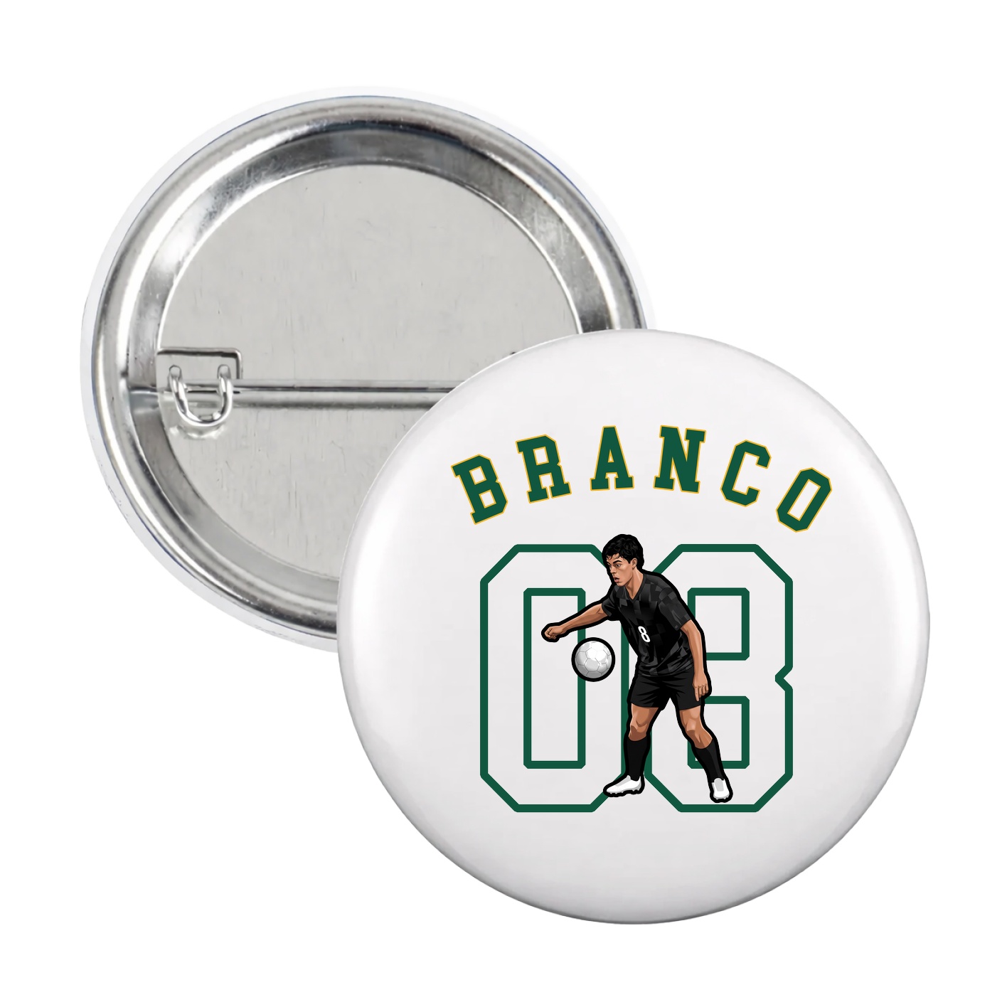 Game Day Button — Shirsey Arch in White