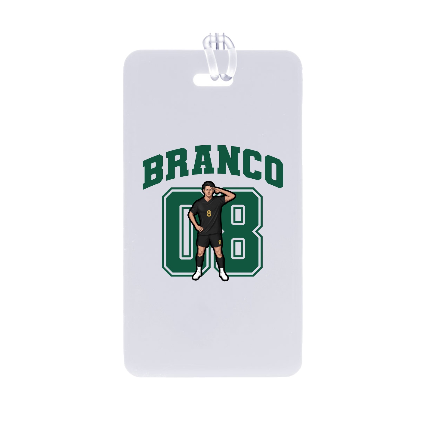 Bag Tag — Number in Classic