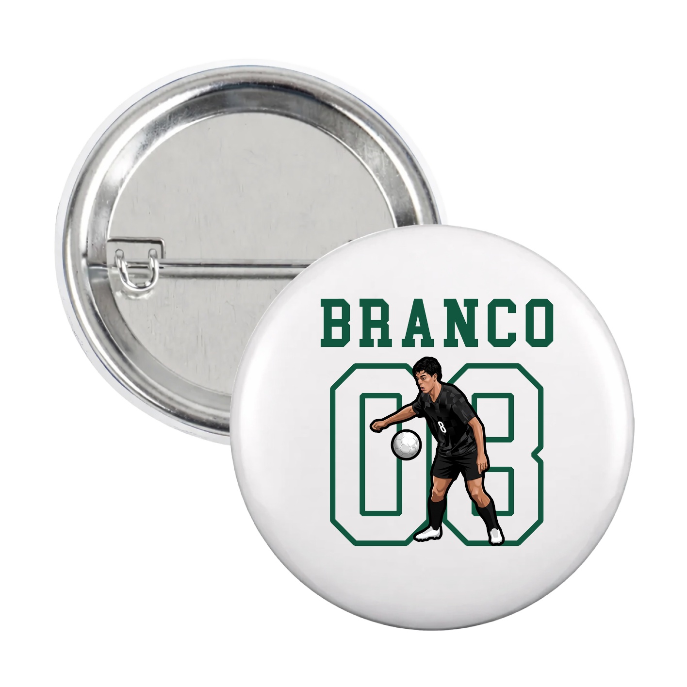 Game Day Button — Shirsey in White