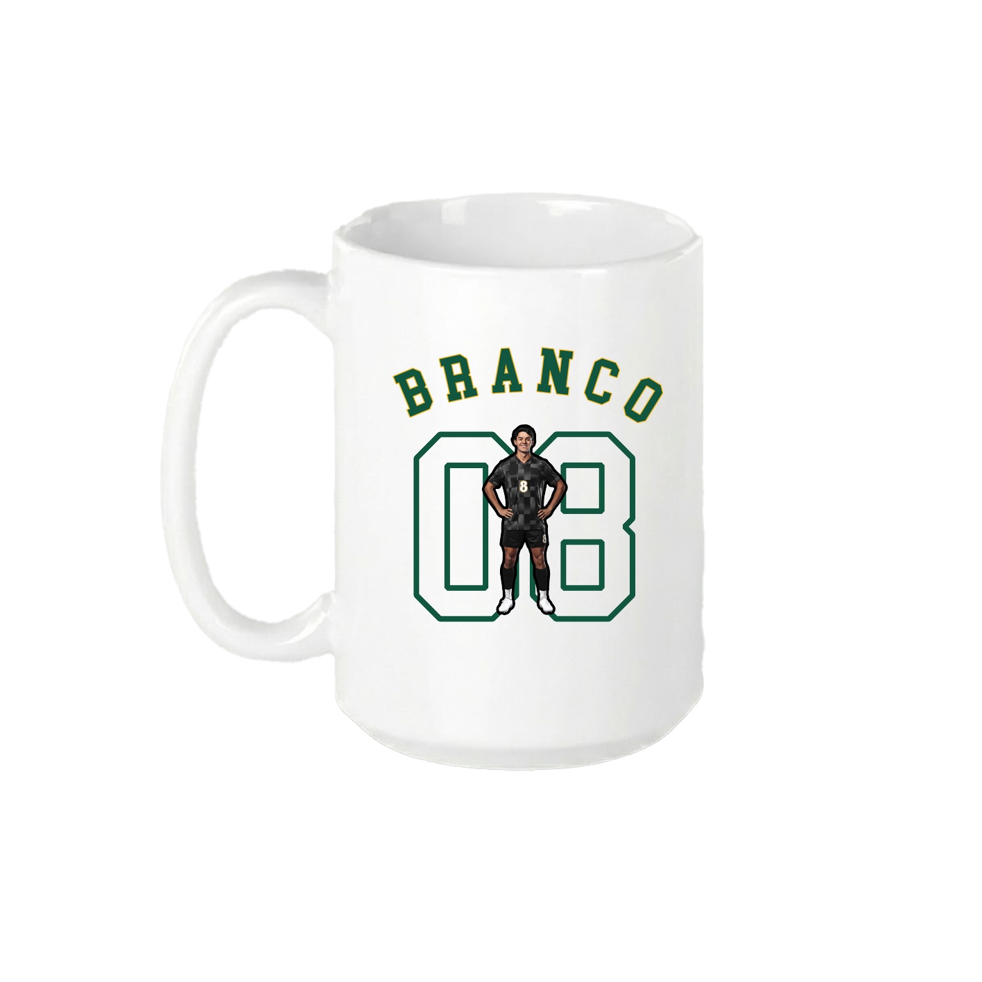 15oz Coffee Mug — Shirsey Arch in White