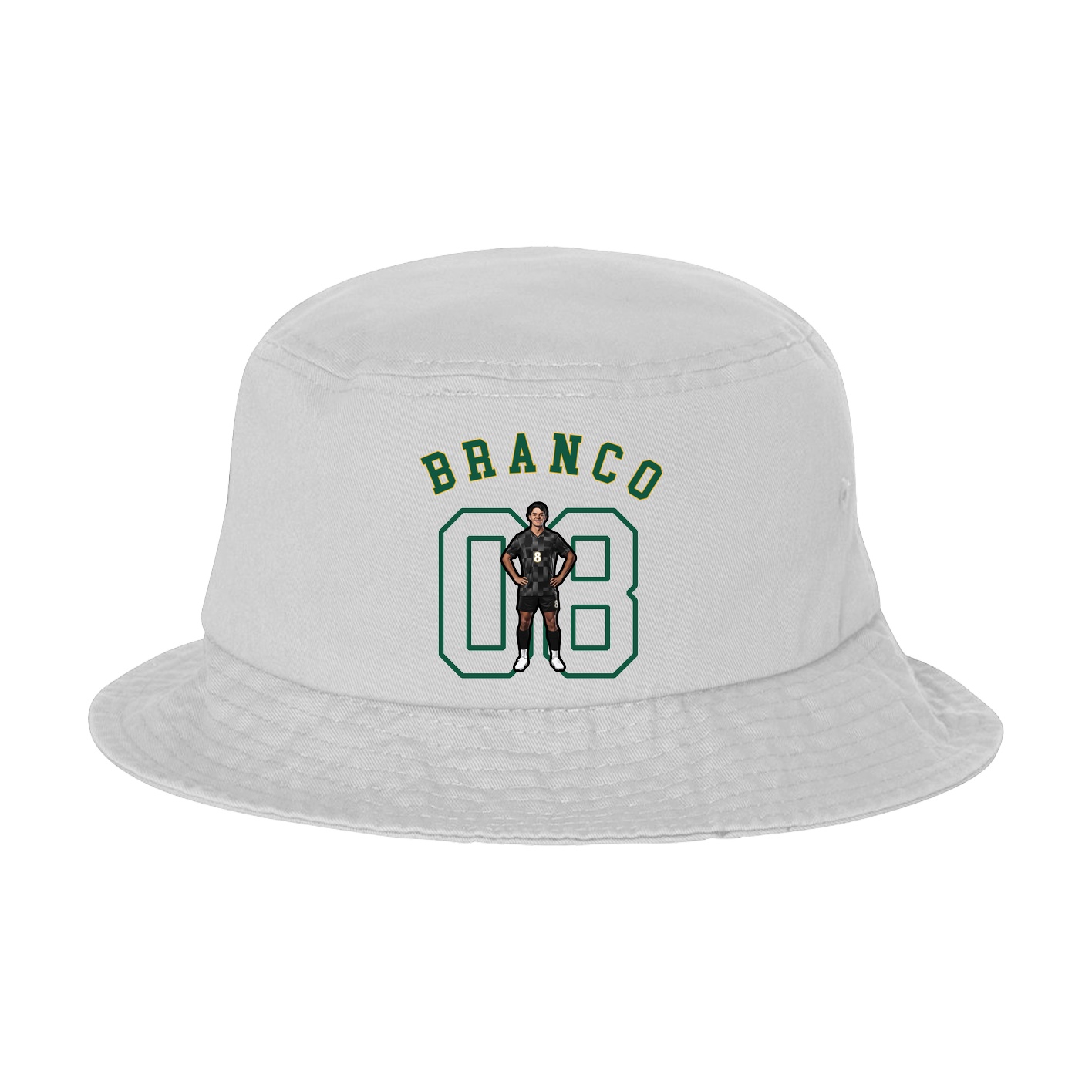 Bucket Cap — Shirsey Arch in White