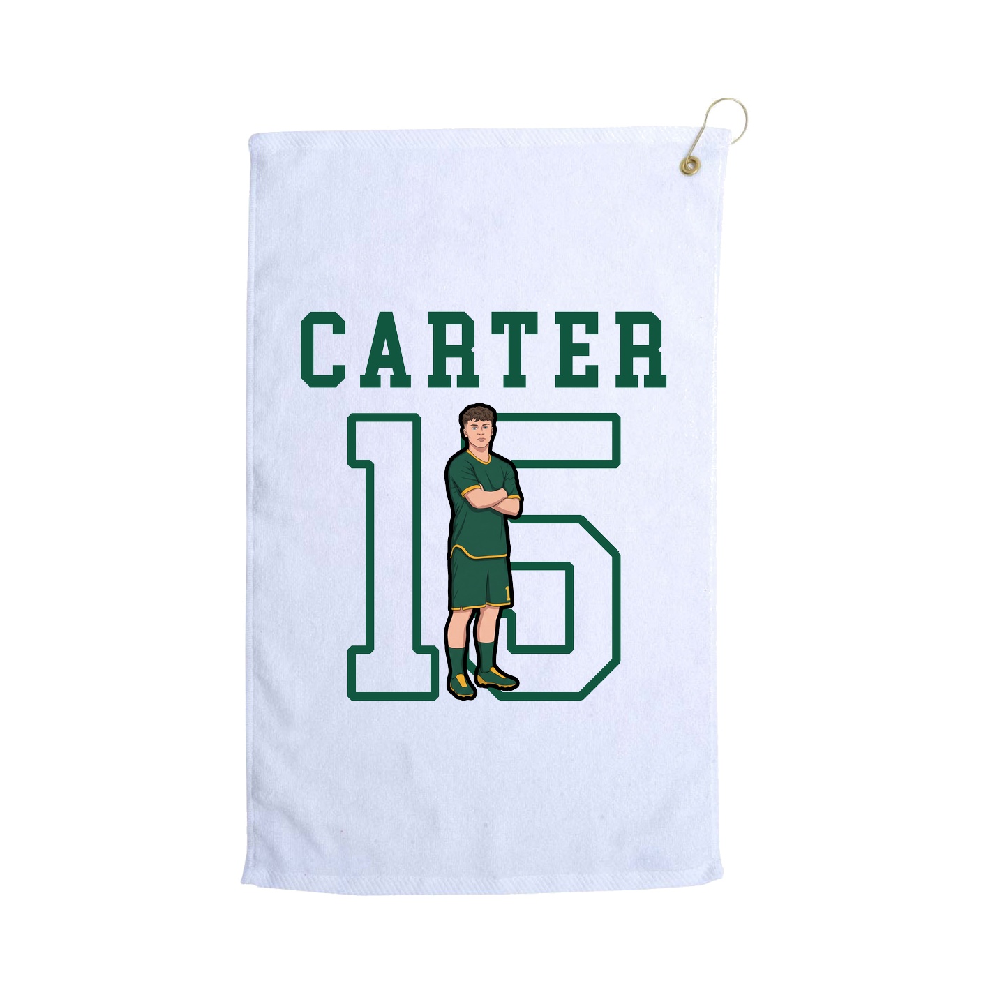 Golf Towel — Shirsey in White